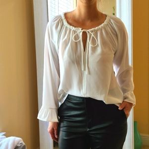 Vici White Women's Blouse